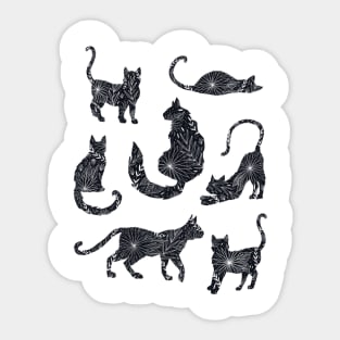 Flower Cats Sticker